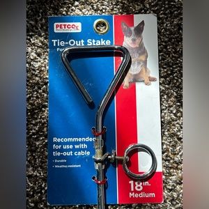 Dog Tie Out Stake 18”